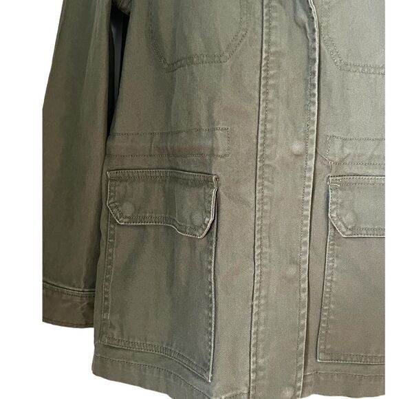 Madewell Surplus Olive Green Fall English Countryside 100% Cotton Jacket sz XXS - Picture 9 of 14